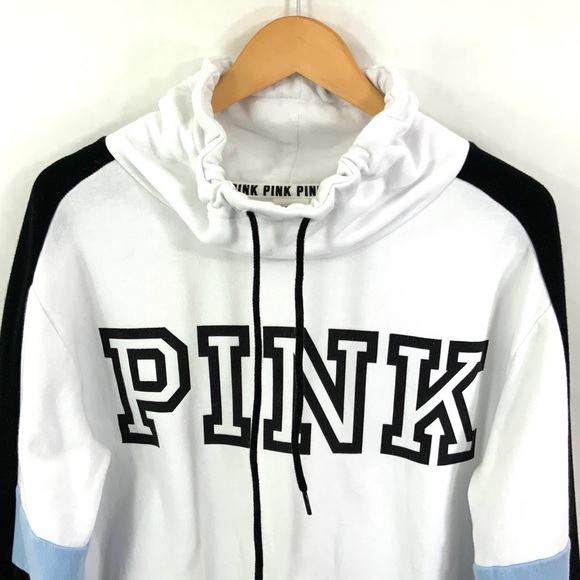 ♻️DONATED 5-1-25♻️ PINK Victoria’s Secret Cowl Neck Sweatshirt - Picture 2 of 5
